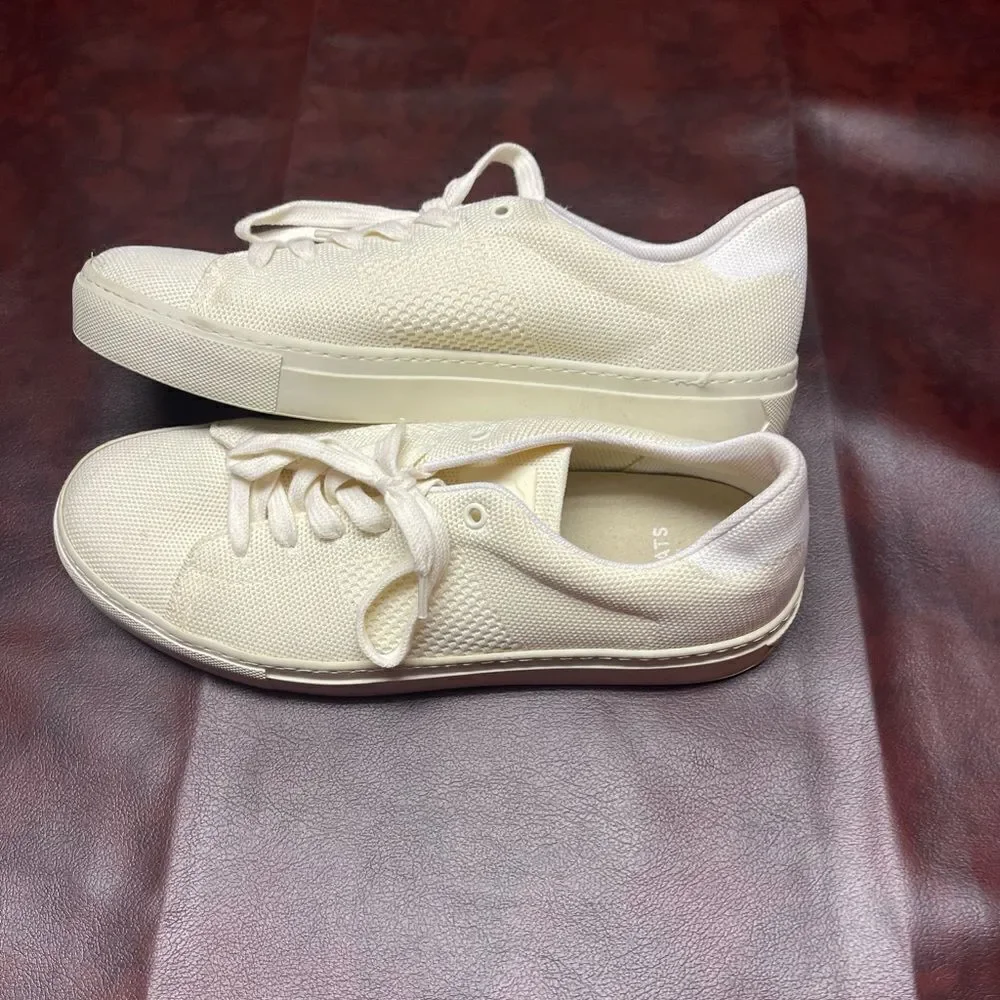 GREATS royal knit sneakers off white size 10‎